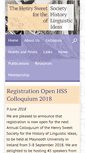 Mobile Screenshot of henrysweetsociety.group.shef.ac.uk