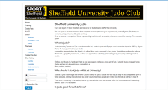 Desktop Screenshot of judo.union.shef.ac.uk