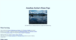 Desktop Screenshot of jonathanjordan.staff.shef.ac.uk
