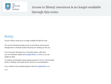 Tablet Screenshot of eresources.shef.ac.uk