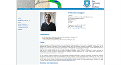 Desktop Screenshot of mguadagnini.staff.shef.ac.uk