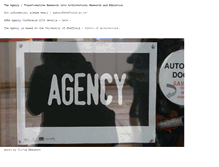 Tablet Screenshot of agency.group.shef.ac.uk