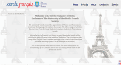 Desktop Screenshot of cercle-francais.union.shef.ac.uk