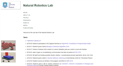 Desktop Screenshot of naturalrobotics.group.shef.ac.uk