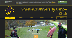 Desktop Screenshot of canoe.union.shef.ac.uk