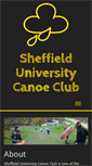 Mobile Screenshot of canoe.union.shef.ac.uk