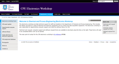 Desktop Screenshot of cpe-electronics.group.shef.ac.uk