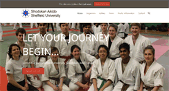 Desktop Screenshot of aikido.union.shef.ac.uk